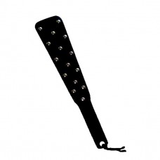 Leather Spanking Paddle With Extreme Heavy Steel Studs