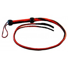 Leather  Braided Whip Two Tails